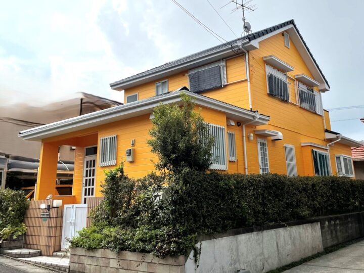 古賀市　Ｉ様邸　★外壁屋根塗装工事