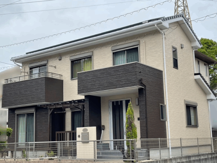 古賀市　Ｉ様邸　★外壁塗装工事