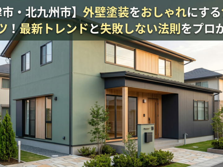 【福津市・北九州市】外壁塗装をおしゃれにする色選びのコツ！最新トレンドと失敗しない法則をプロが解説